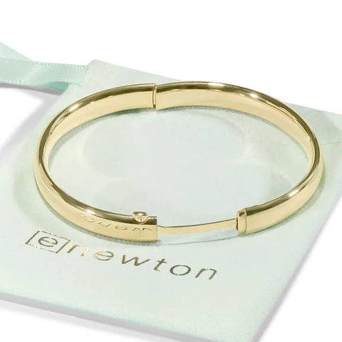 E Newton Cherish Gold Bangle Bracelet