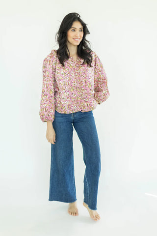 Aurelia Blouse in Azalea