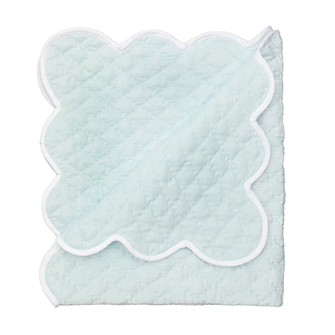 Lenora Baby Hand Quilted Satin Blanket