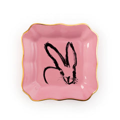 Hunt Slonem Bunny Portrait Plates