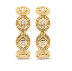 Capucine De Wulf Monique Hoop Earrings in Gold