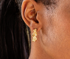 Capucine De Wulf Monique Hoop Earrings in Gold