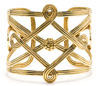 Capucine De Wulf Monique Compass Cuff in Gold