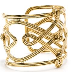 Capucine De Wulf Monique Compass Cuff in Gold