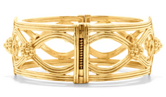 Capucine De Wulf Monique Hinged Bangle in Gold