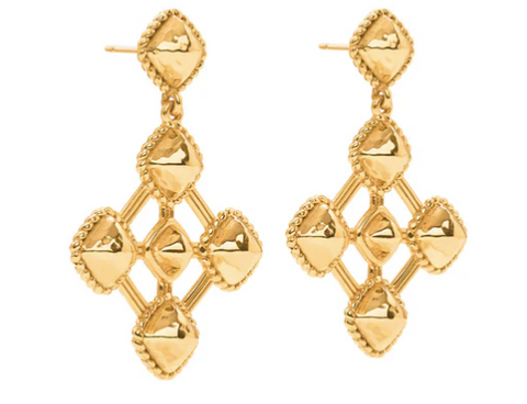 Capucine De Wulf Blandine Geometric Earrings Gold