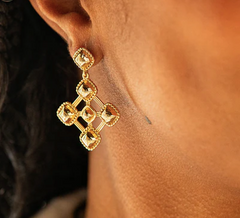 Capucine De Wulf Blandine Geometric Earrings Gold