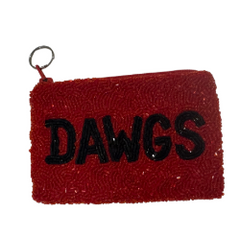 Gameday Beaded Coin Purse