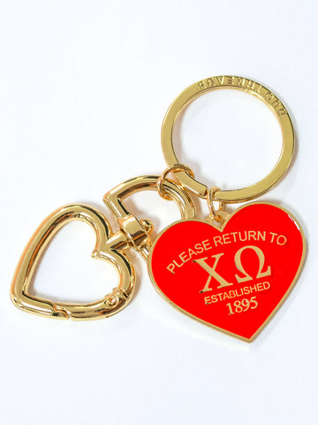 Sorority Please Return Key Ring