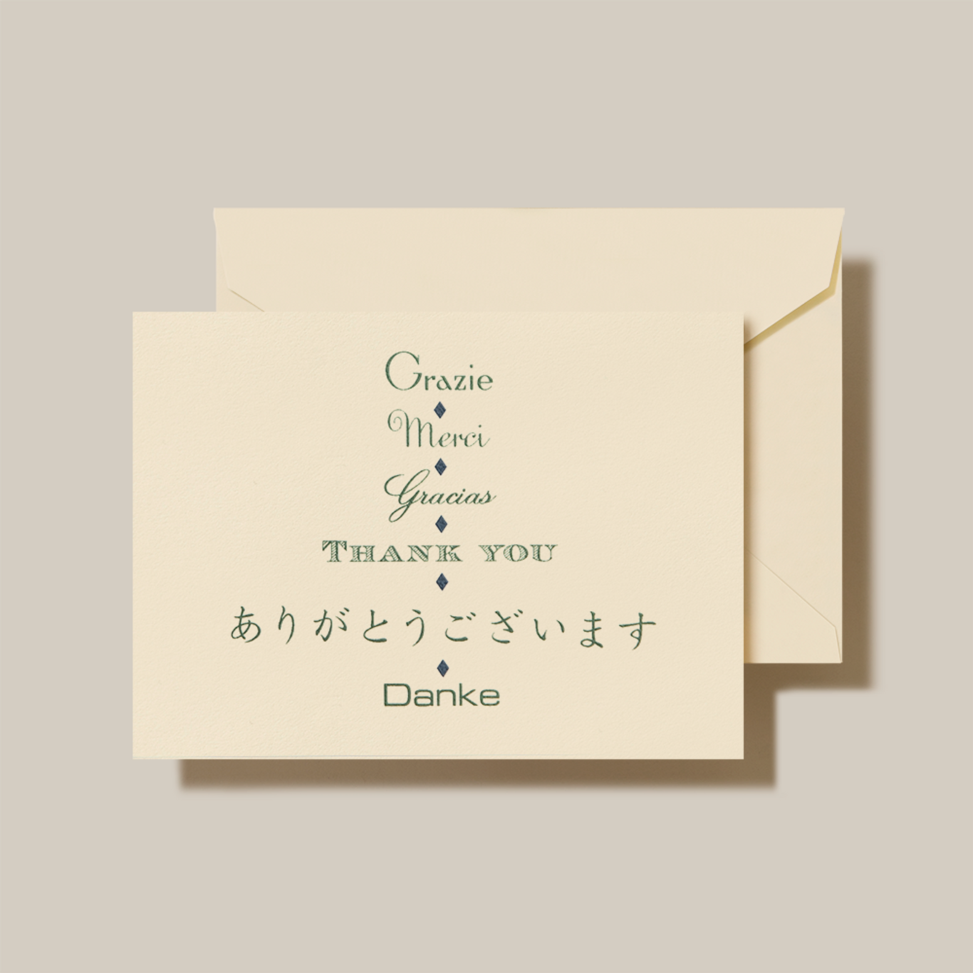 Crane Multilingual Thank You Notes