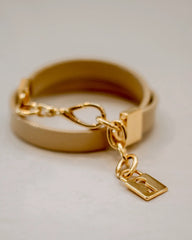 Catherine Canino Locked on Leather Bracelet