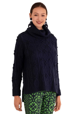 Knot Enough Sweater Navy